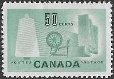 🍁Canada   #334    TEXTILE INDUSTRY    Mint 1953  Issue   (A)