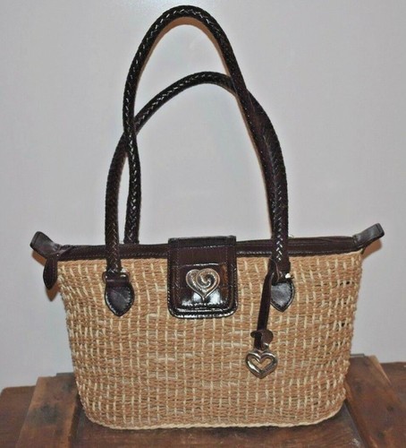 brighton basket weave purse