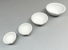 Ceramic Melting Dish Crucibles Cup Set 4 Sizes Gold Silver Jewelry Casting ITALY