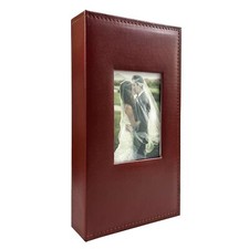 Photo Album 4x6 for 300 Photos Pictures PU Leather Cover for Wedding Albums Fami