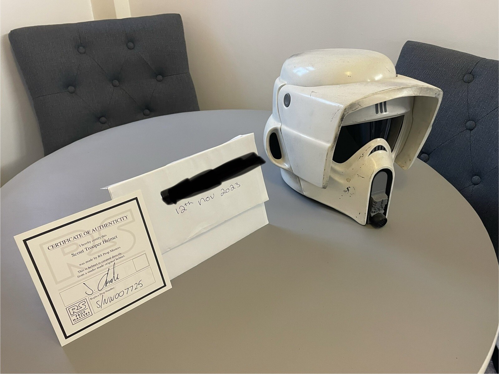 RS Prop Masters, Red Label Biker Scout Helmet (Weathered) eBay