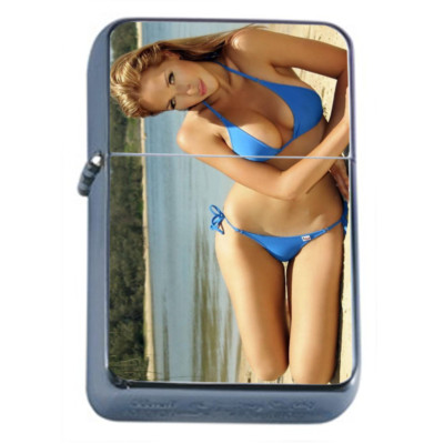 Argentina Pin Up Girls D11 Flip Top Oil Lighter Wind Resistant