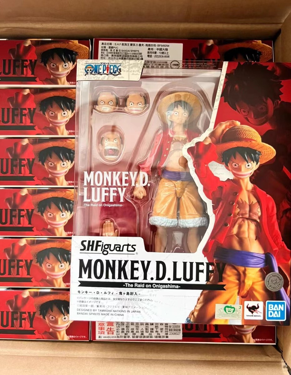 SHFiguarts MONKEY.D.LUFFY フィギュア 3点セット Bandai SH Figuarts original One Piece Monkey D Luffy Action