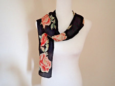 Vintage 10" x 50" Scarf