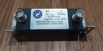 Bird Electronics Tiefpass-Mikrowellen-HF-Filter Modell 540CL 156 MHz