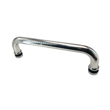 12" inch (Center to Center) Round Single Side Shower Door Towel Bar Handle