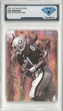 1994 Action Packed TIM BROWN #R6 Catching Fire 💎 DSG 9 Mint