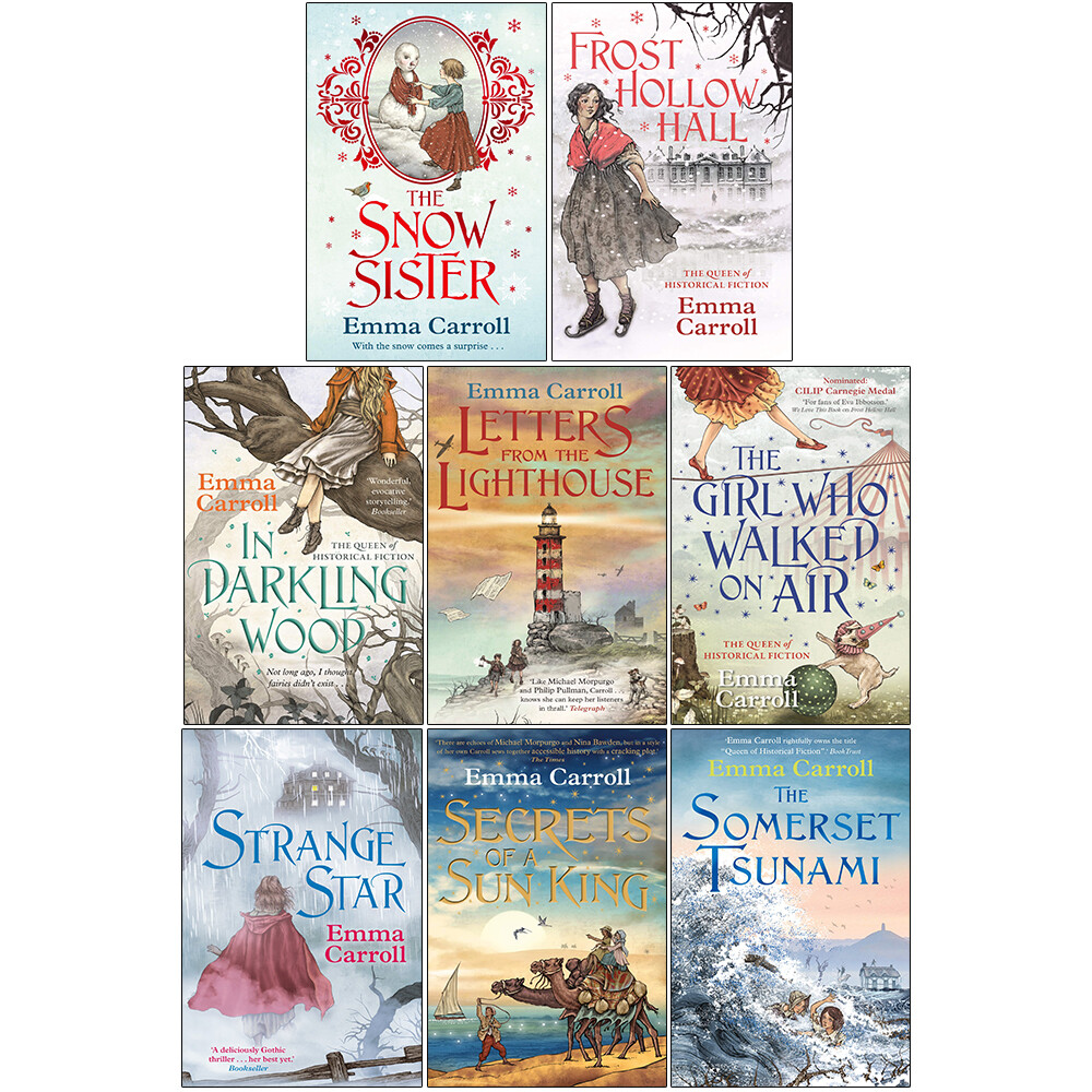 Emma Carroll 8 Books Collection Set Snow Sister, Strange Star, Somerset Tsunami