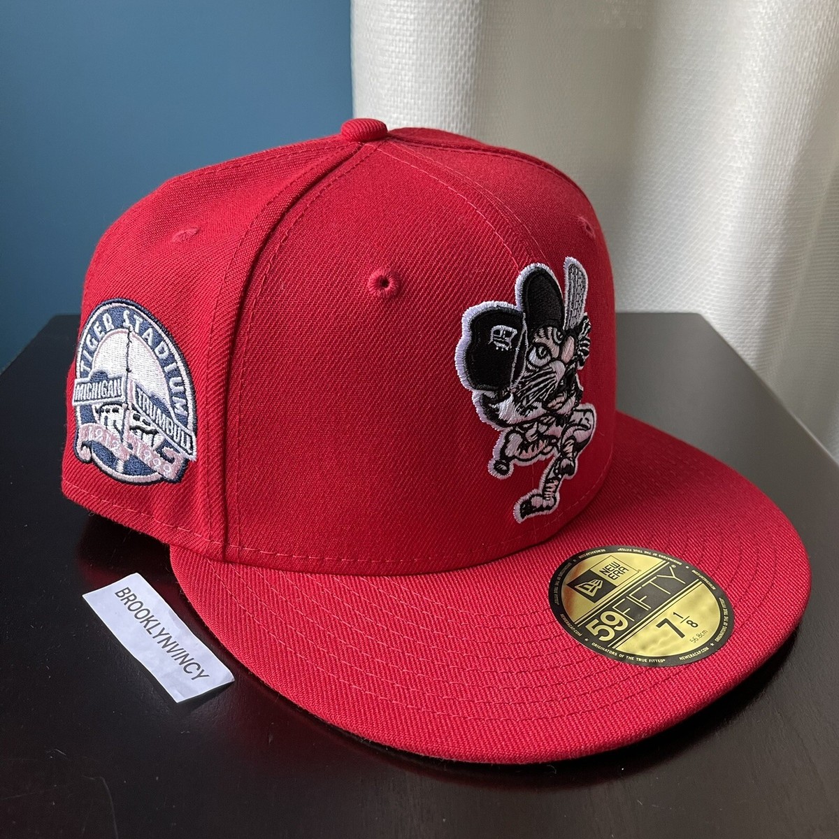 New Era LSD Coked Swinging Detroit Tigers sz 7 1/8 Pink Not Hat