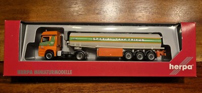 Herpa 152761 MB Axor Mercedes Benz Tank Sattelzug Frikus Graz Austria 1/87