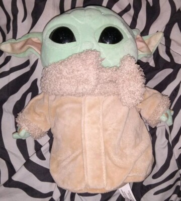 Star Wars Mandalorian The Child Grogu Baby Yoda 9'' Plush Toy Mattel 2021