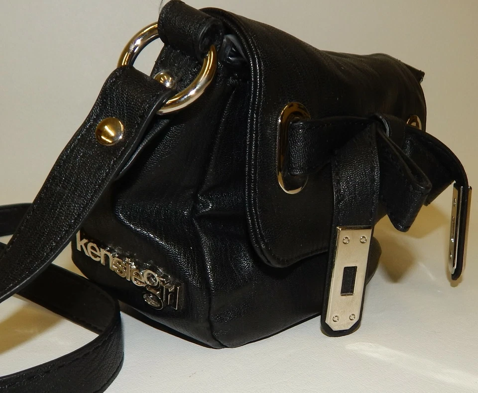 Сумочка через плечо Kensie Girl маленькая искусственная кожа черная - Изображение 2 из 4