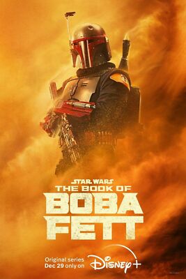 2022 Star Wars The Book Of Boba Fett Movie Poster Print Disney