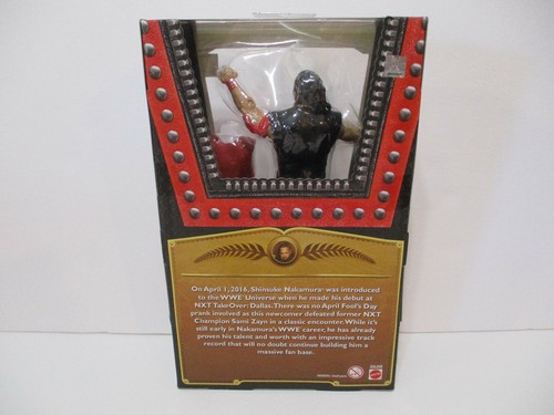 2016 Mattel Elite Figure WWE Defining Moments Shinsuke Nakamura SEALED NJPW NXT - Picture 6 of 12