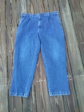 Roundtree  Yorker Mens Washed Denim Jeans 40 X 31