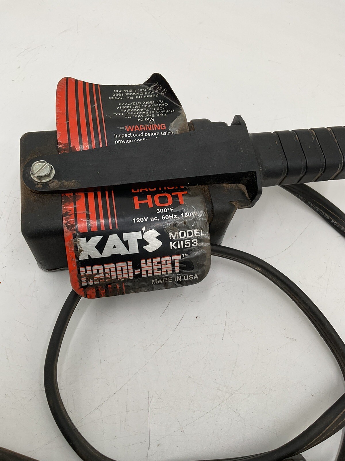 kats handiheat 400f 120v ac,180w k1153 eBay