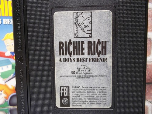 Hanna Barbera - Richie Rich (1981) VHS rare cartoons & The Movie - Picture 14 of 20