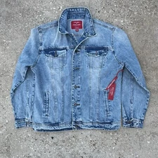 RED LABEL By Patrol Jeans Women’s Demin Jacket Size XL Jean Jacket