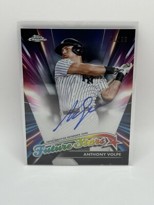 topps chrome Anthony Volpe あけよ 直筆サインauto 499