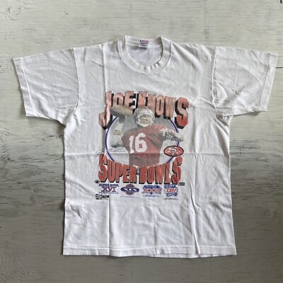 Vintage 90s Joe Montana Joe Knows Super Bowls San Francisco 49ers