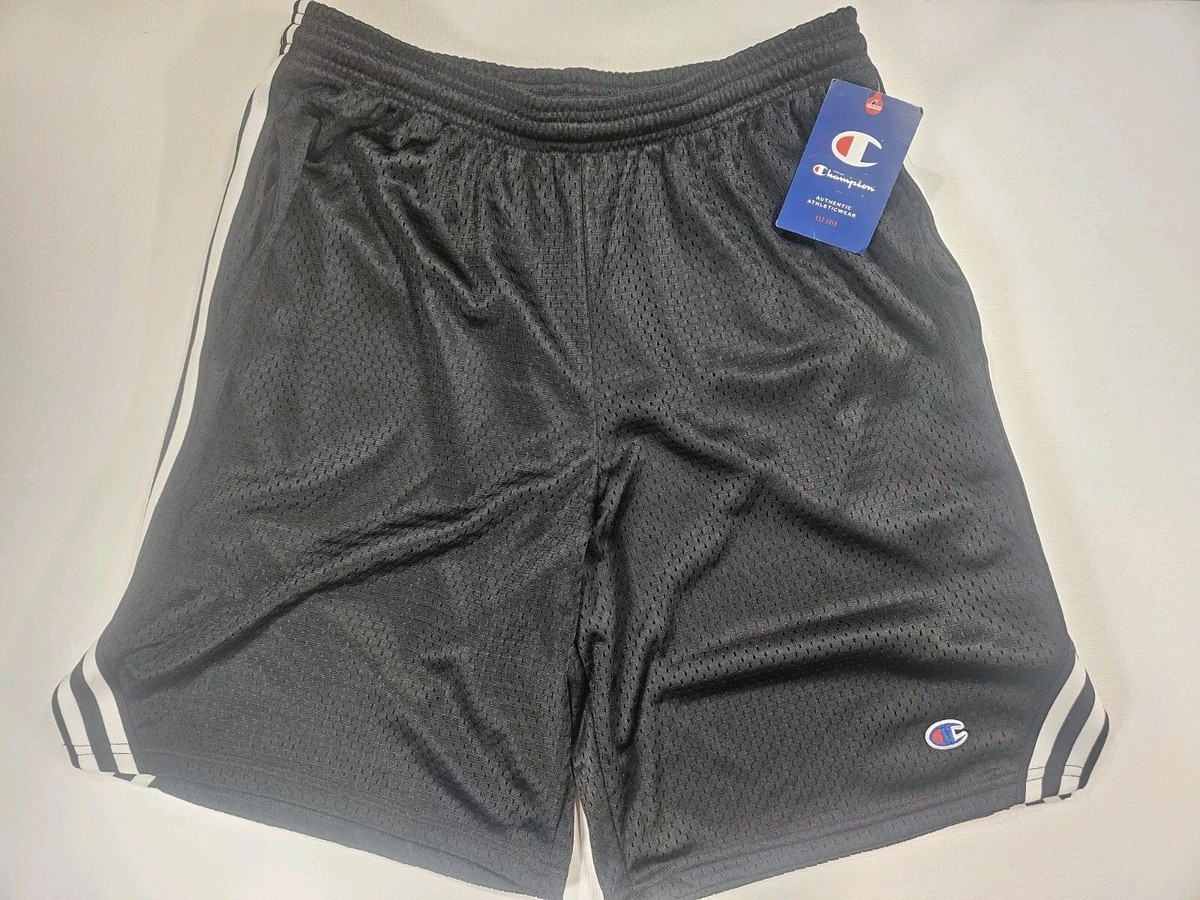 Champion Mens Shorts Medium Black Authentic Athletic Summer Wear