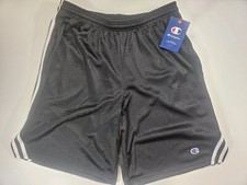 NWT Champion Mesh Athletic Shorts Medium Black Authentic Athletic Summer Wear