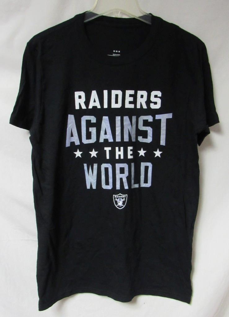 Las Vegas Raiders Men's Size M Raiders Against the World T