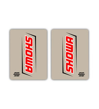 adesivi forcelle showa motocross enduro motard trasparente