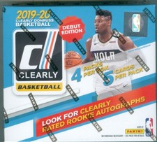 2019-20 Clearly Donruss Basketball Hobby Box | Zion Ja Rated Rookie Auto?