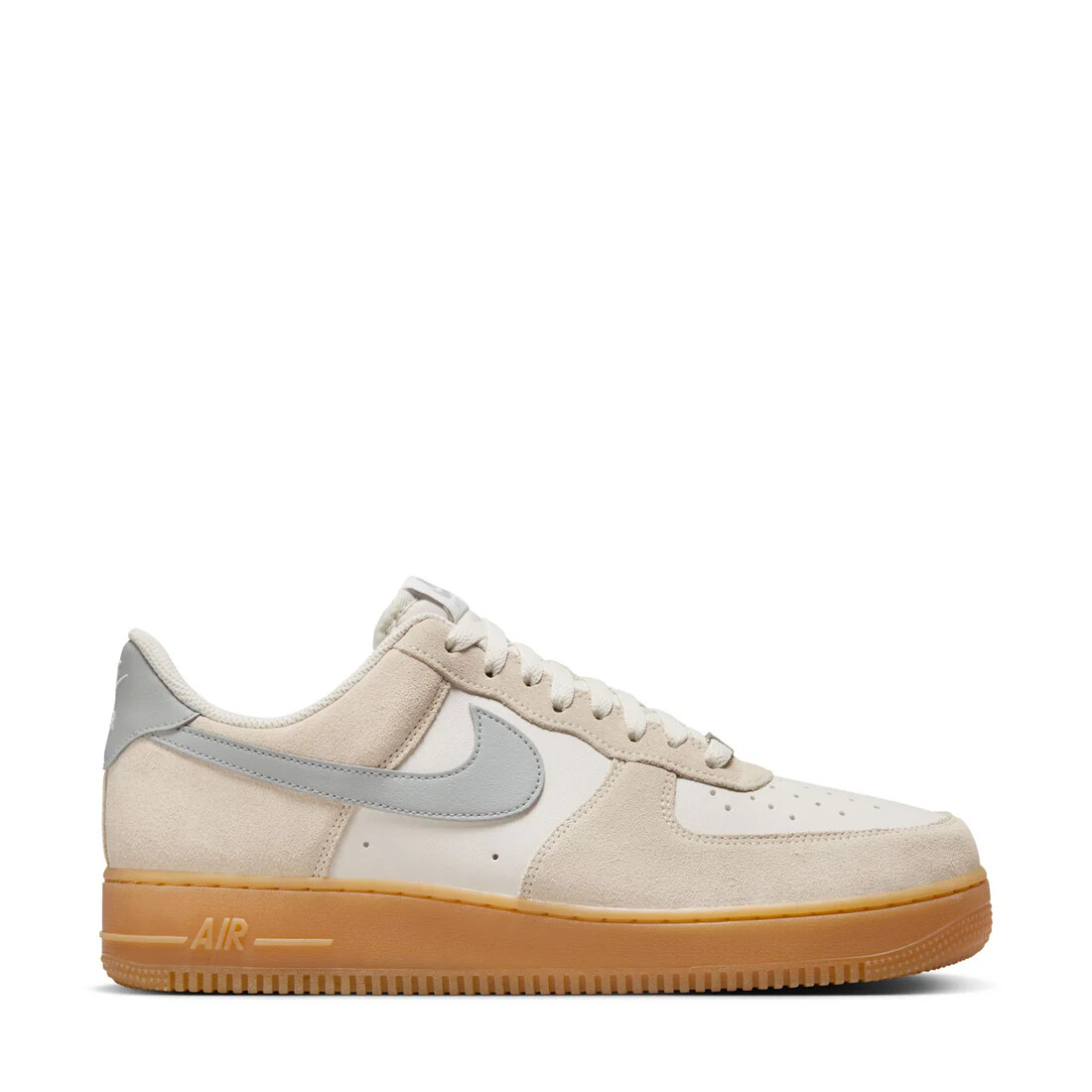 Кроссовки NIKE AIR FORCE 1 LOW 07 LV8 FQ8714-002 Phantom/Lt Smoke Grey/из резинки