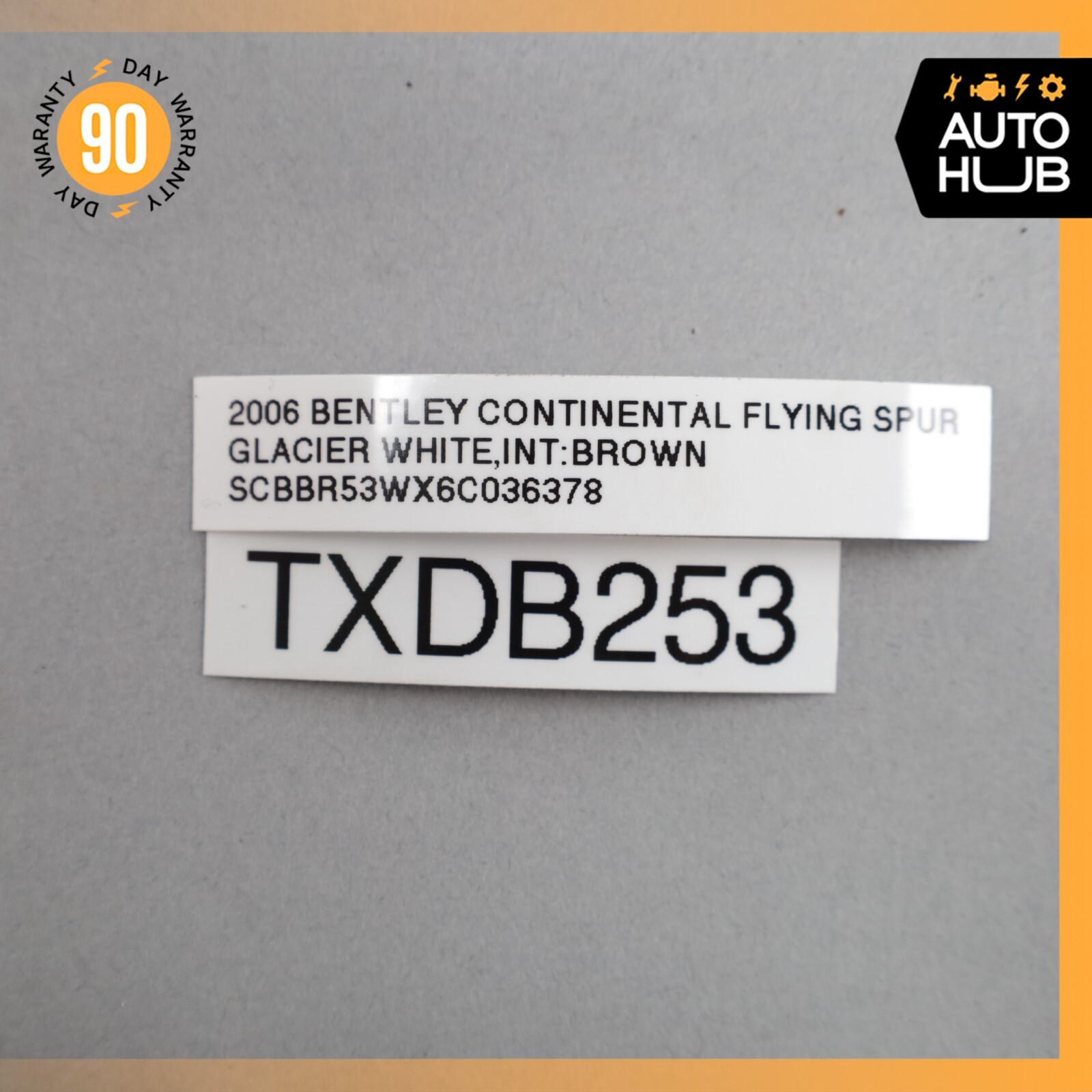 03-08 Bentley Continental Flying Spur 6.0L W12 Turbocharger Turbo Right Side 58k