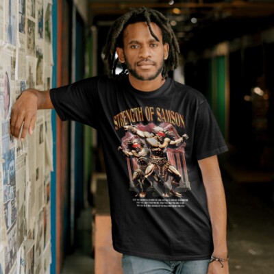STRENGTH OF SAMSON Christian Tee