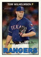 2016 Topps Heritage #375 Tom Wilhelmsen Texas Rangers