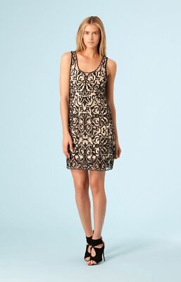 Hale Bob Sleeveless Embroidered Mesh Lace Dress | Shift XS S NWT 3DVA6163 |  eBay UK
