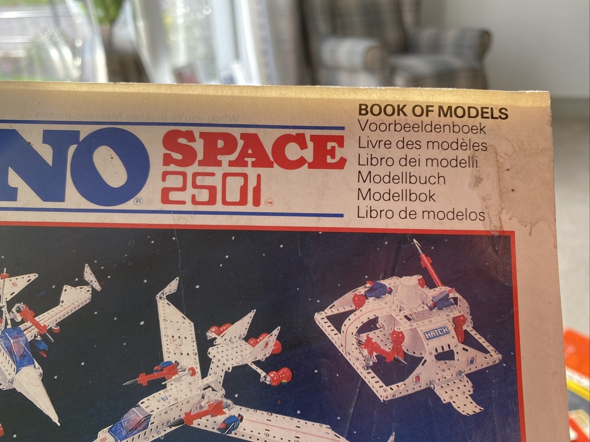Vintage Meccano Space 2501 Set , Missing A Few Parts