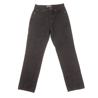 Paper Moon Black Straight Leg Cropped Jeans Womens Small