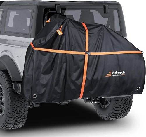 800D Heavy Duty Bike Cover for Transport 2 Bikes, Outdoor Bike Covers for 2 Bike
