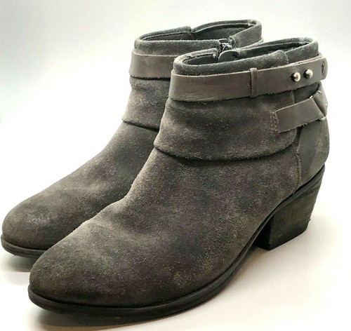 Bottines Clarks Comfort Artisan Addiy Cora cuir daim gris pointure 6   - Photo 4/11