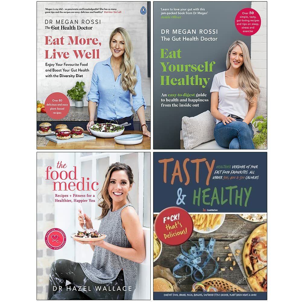 Eat More Live Well, Eat Yourself Healthy, Food Medic, Tasty & Healthy 4 Books