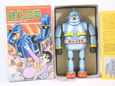 75th anniversary SILVER BLU OSAKA TIN WINDUP TOY TETSUJIN-28 MIB 6"T28 ROBOT