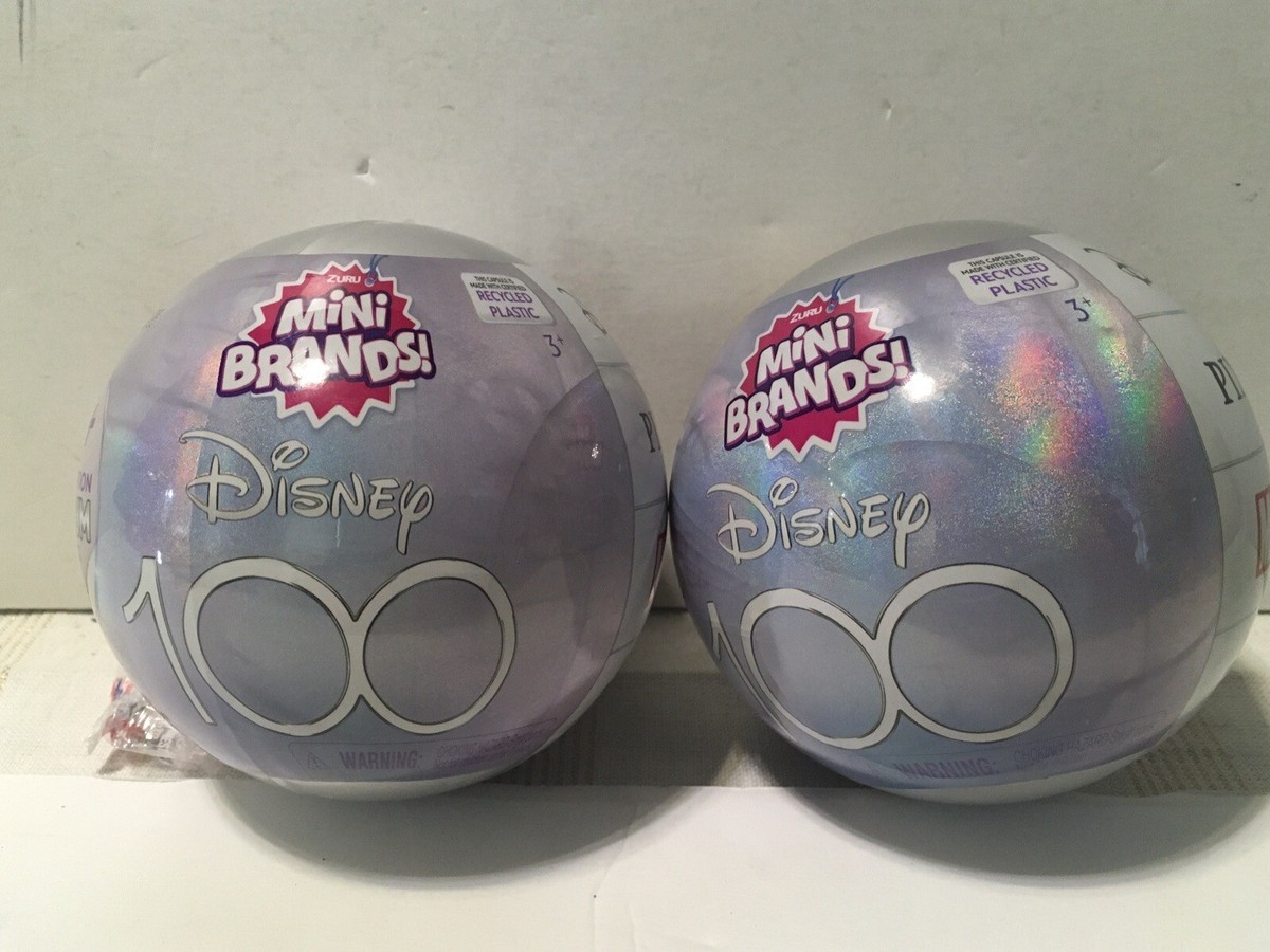 Disney 100 Mini Brands Surprise Balls Zuru Lot Sealed Limited