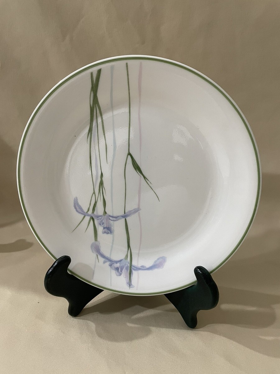 Set Of Corelle Shadow Irish Salad Plates Made In USA 