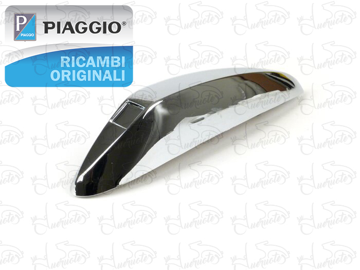 Cresta Parafango In Alluminio Nera Completa Di Mollette Per Il