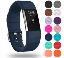 For Fitbit Charge 2 Strap Replacement Silicone Wristband Band Watch Wrist Straps