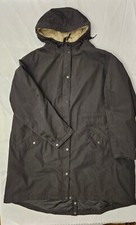 Seasalt Size 26-28- Plant Hunter 2 Waterproof Coat - Onyx