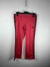 Adidas Women Tracksuit Pants Pink Black Size M Firebird