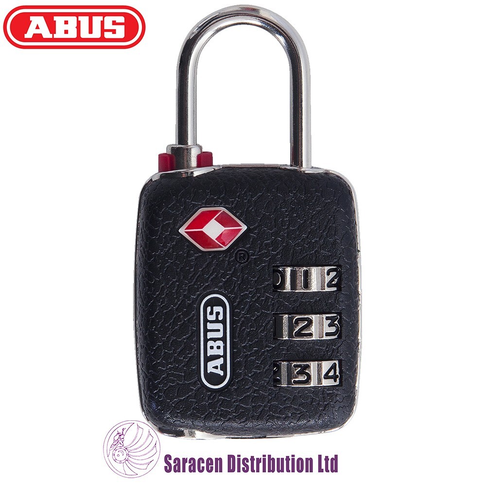 ABUS TSA ACCEPTED PADLOCK, COMBINATION LUGGAGE PADLOCK - 146TSA/30 B/EFSPP