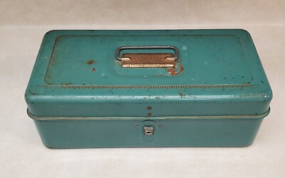 Ancienne boite à outils Liberty Steel 14 de long # 1364 avec