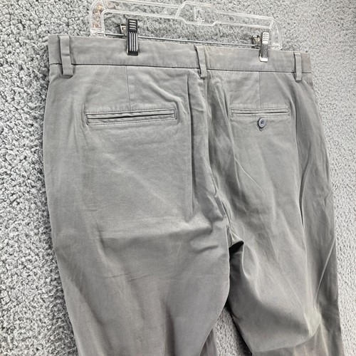 Vineyard Vines Slim Fit Pant Mens 36x30 Gray Cotton Stretch Business Church - Picture 12 of 13