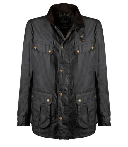 Barbour International Surtees Waxed Jacket Black Size L | eBay Barbour International Surtees Waxed Jacket Black Size L | eBay